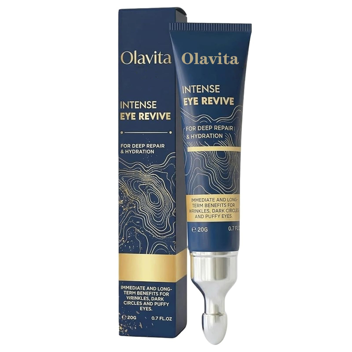 Olavita jar front view showing clean design and travel-friendly size