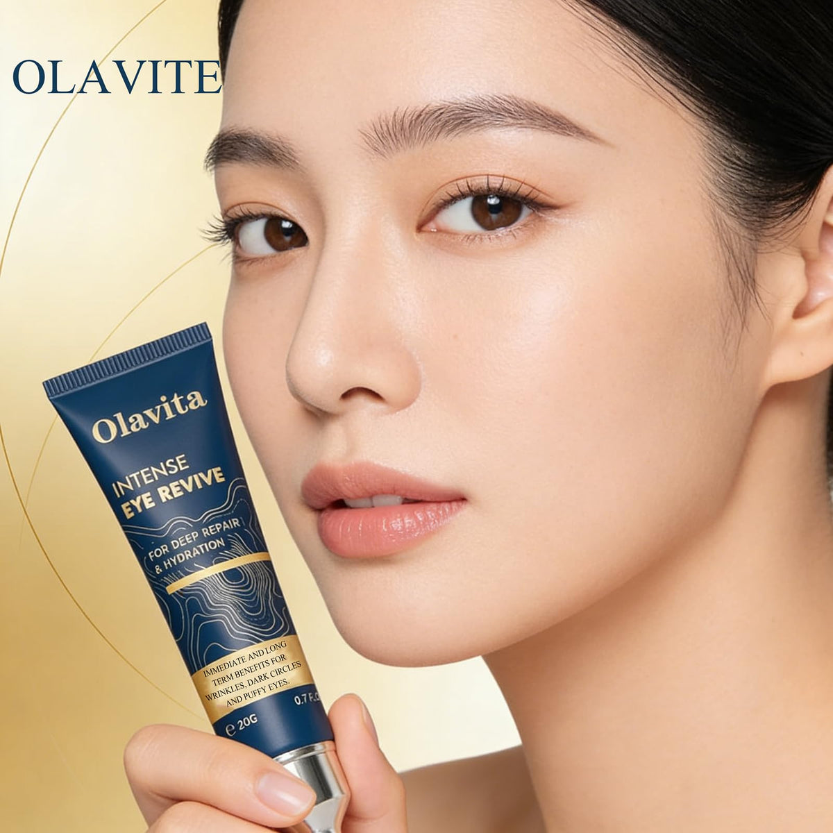 Olavita cream texture close-up highlighting lightweight, fast-absorbing feel