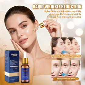 Olavita Liquid label closeup highlighting ingredients and vitamin content