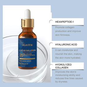 OLAVITA ingredient label close-up highlighting vitamins C and E