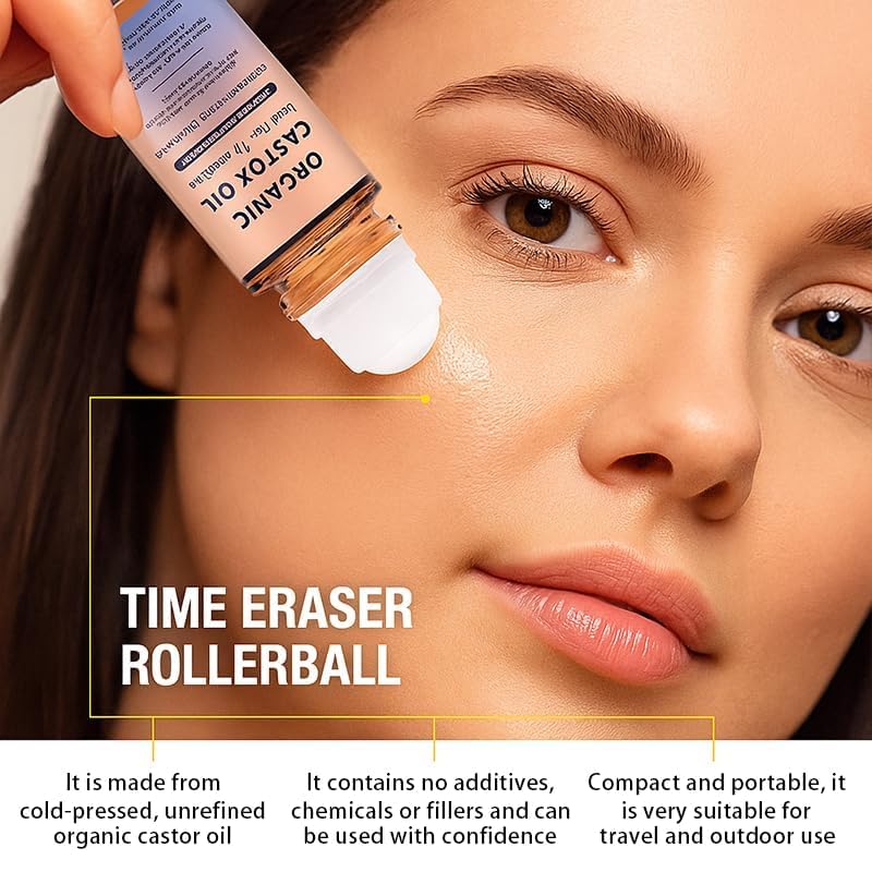 Olavita Serum rose quartz roller close-up delivering cooling contact and precision