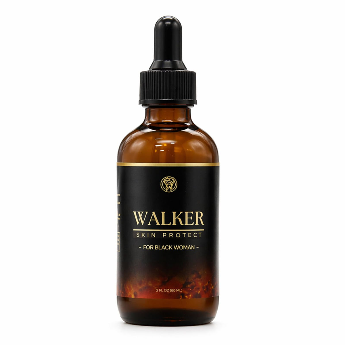 Olavita Walker Skin Protect Serum front bottle showing design and benefit