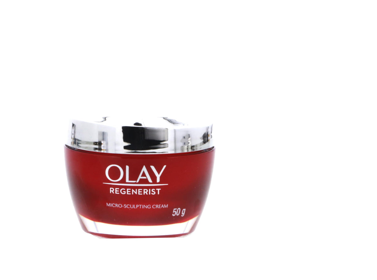 Olay cream applied on hand illustrating easy absorption and moisture