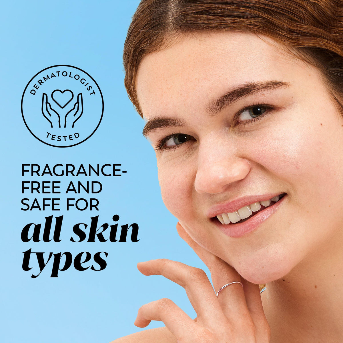 Olay balm texture close-up showing silky transform and hydrating finish