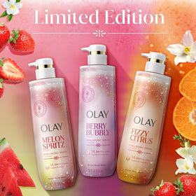Olay bathroom shelf display conveying routine upgrade and aesthetic benefit