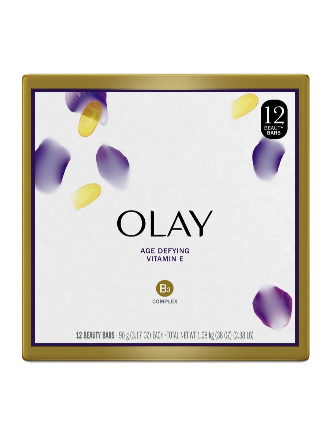 Olay beauty bar front packaging showing brand and hydrating benefits