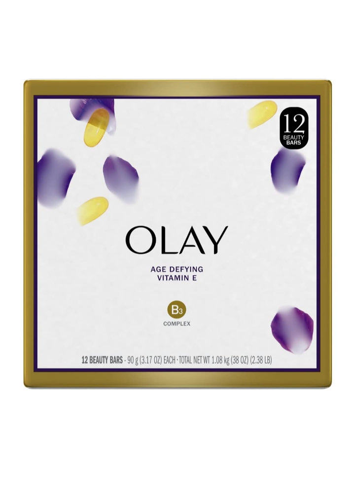 Olay beauty bar front packaging showing brand and hydrating benefits