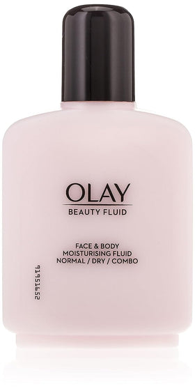 Olay front packaging showing 100ml bottle and brand hydration benefit