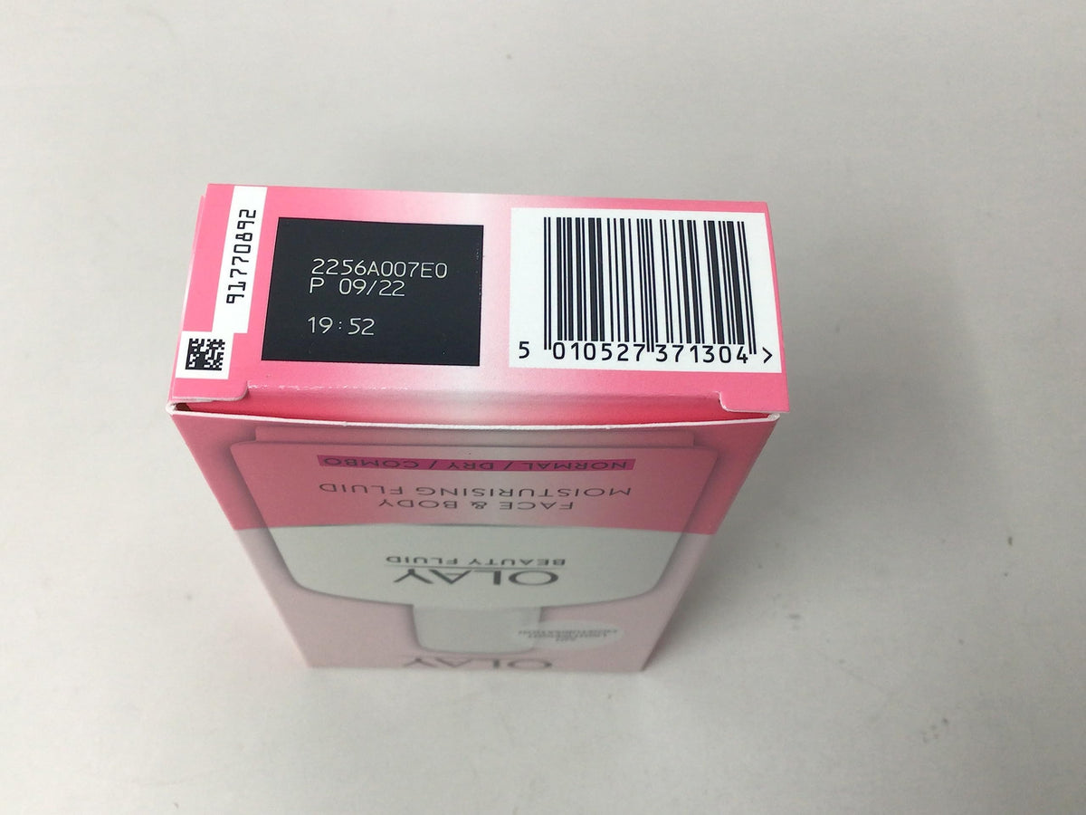 Olay product label and ingredients view for transparent formulation details