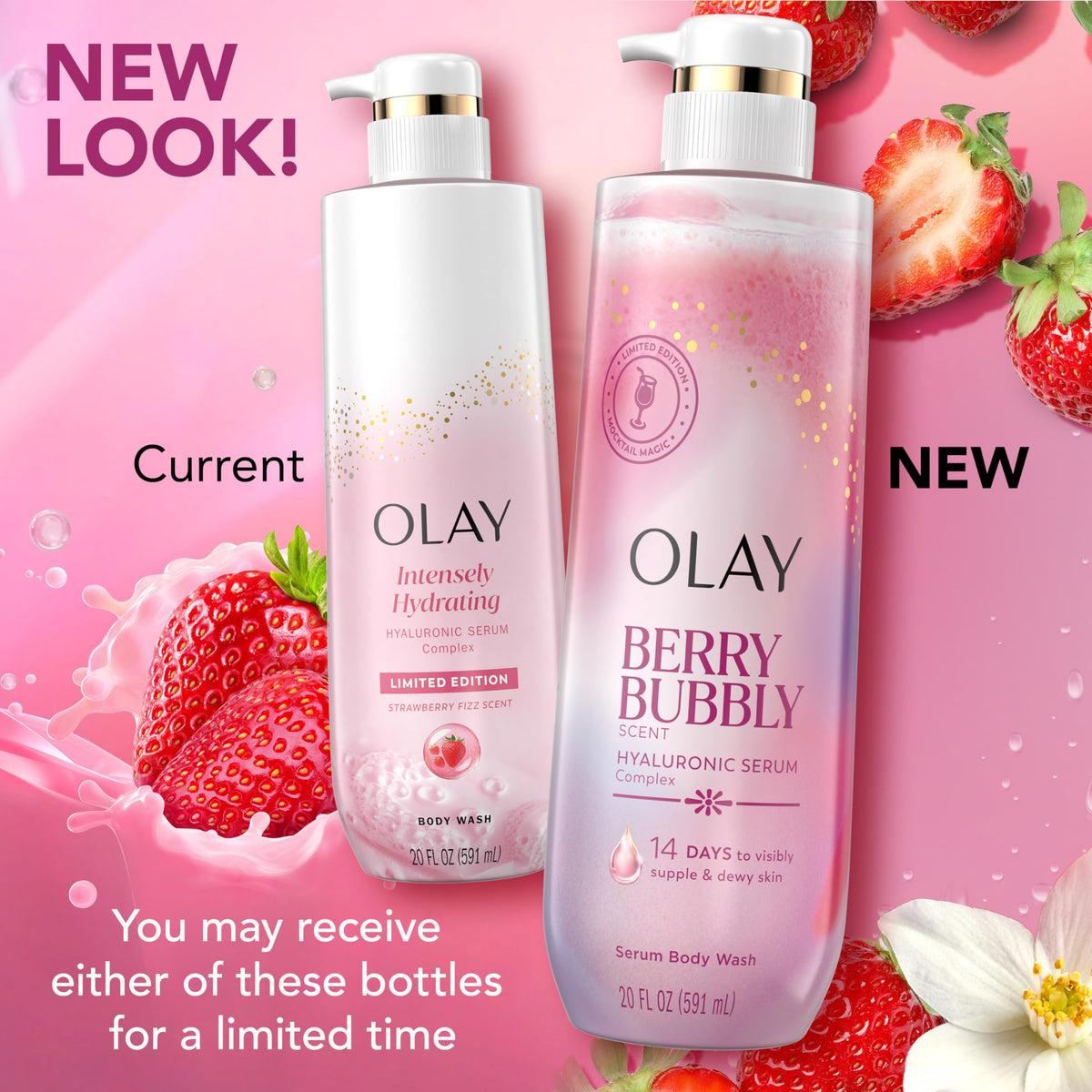 Olay back label with directions and ingredient transparency benefit