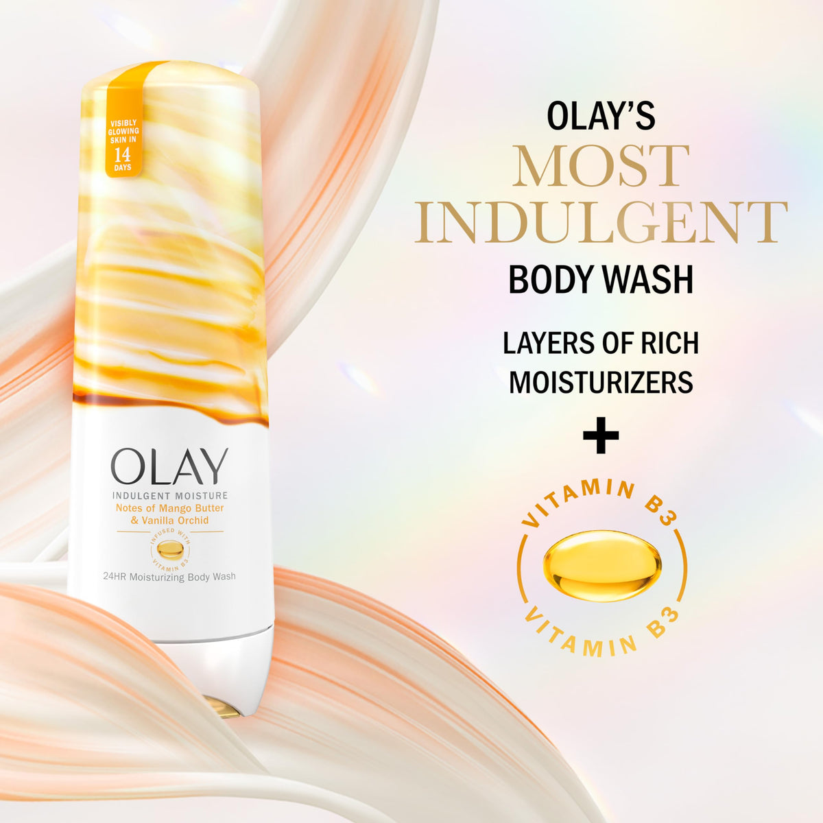 Olay vanilla orchid ingredient detail adding warm scent