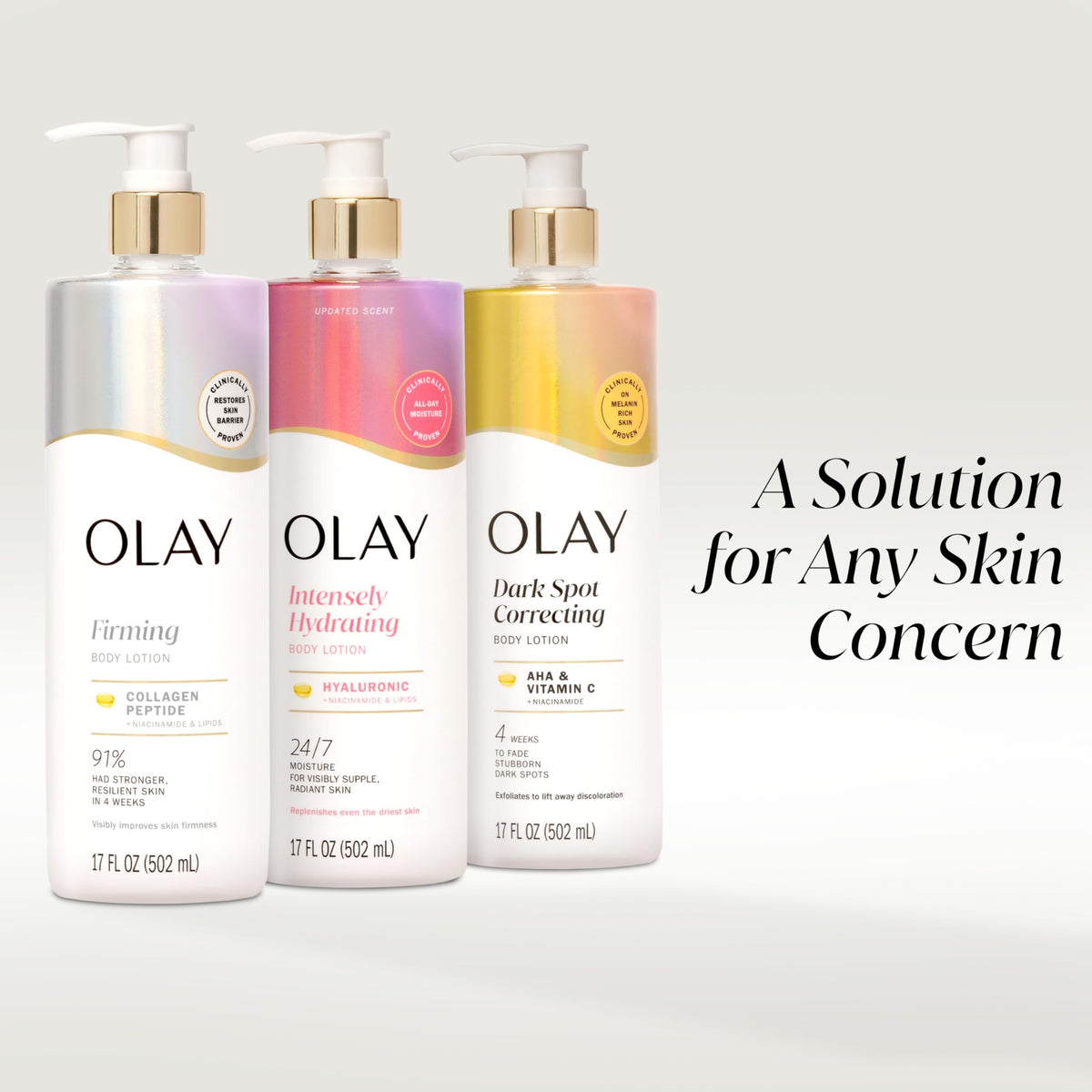 Olay bottle styled on bathroom shelf suggesting everyday routine integration