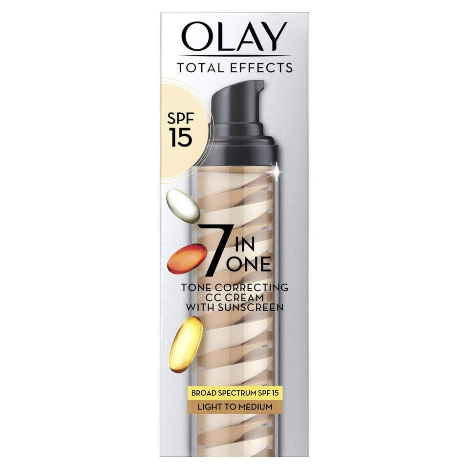 Olay CC Cream front tube showing product branding and benefits