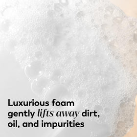 Olay Total Effects foam in hand ready to cleanse skin effectively