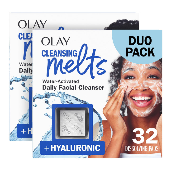 Olay front packaging showing travel-sized resealable pack and branding benefit travel-friendly