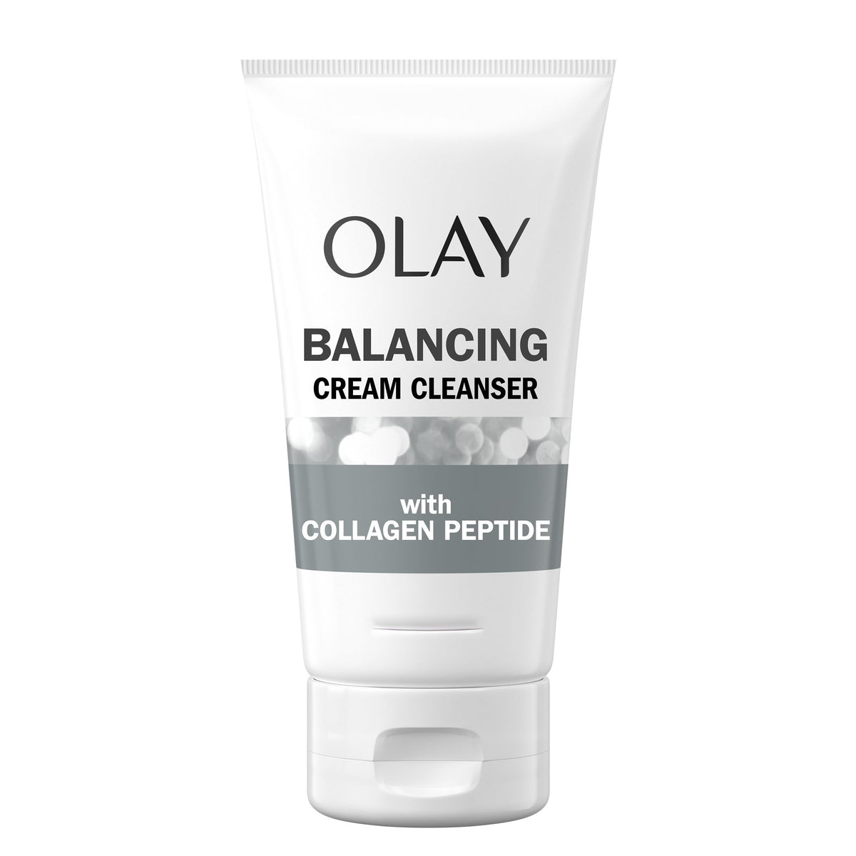 Olay travel-ready bottle tucked into toiletry bag for on-the-go use