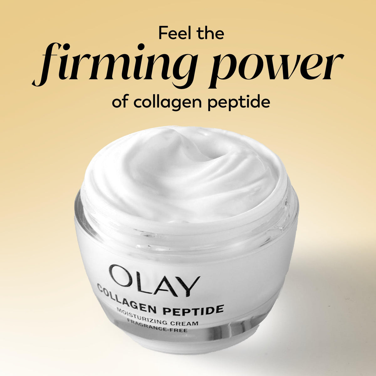 Olay close-up label showing fragrance-free claim and ingredient clarity benefit