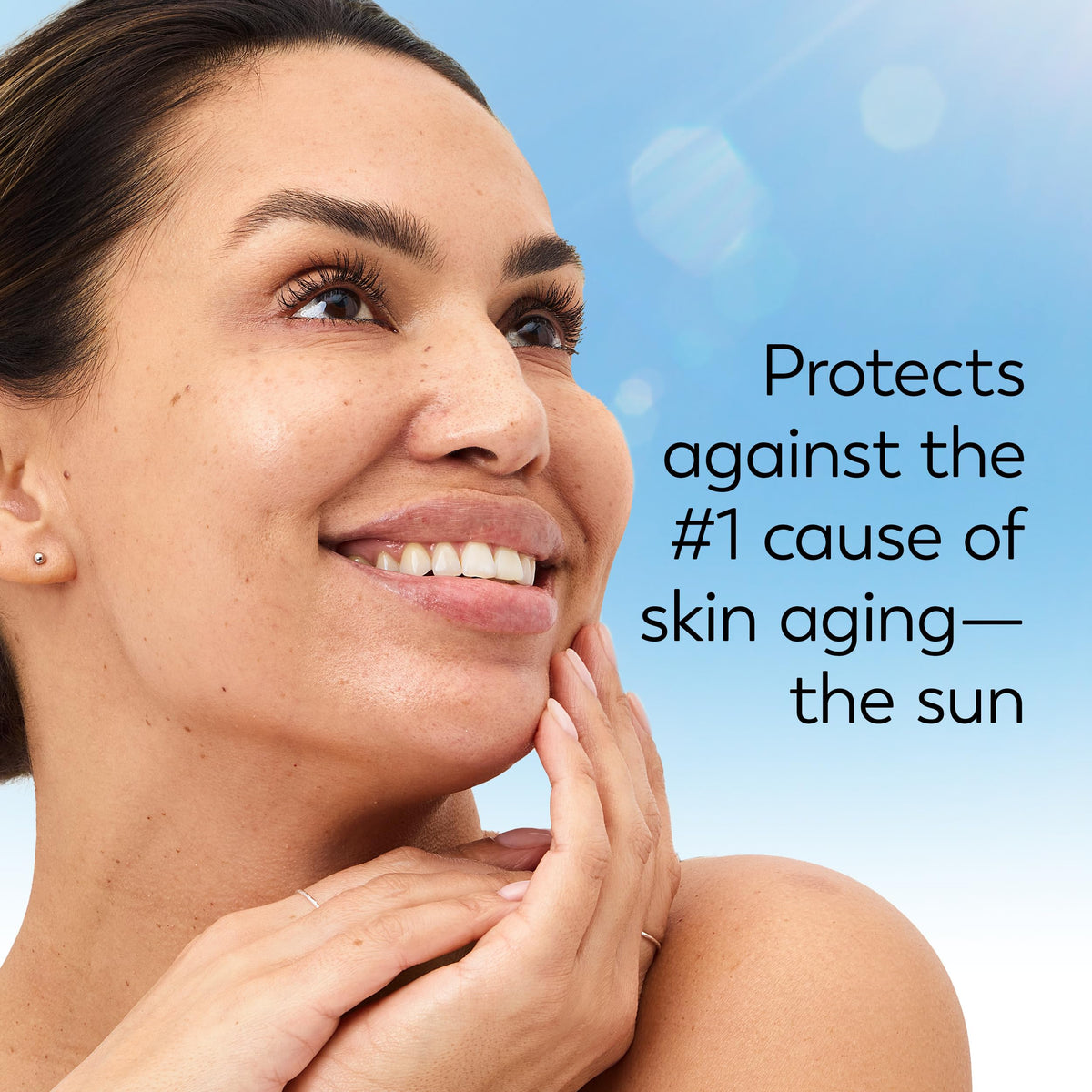 Olay ingredient label showing niacinamide and vitamins for nourishment