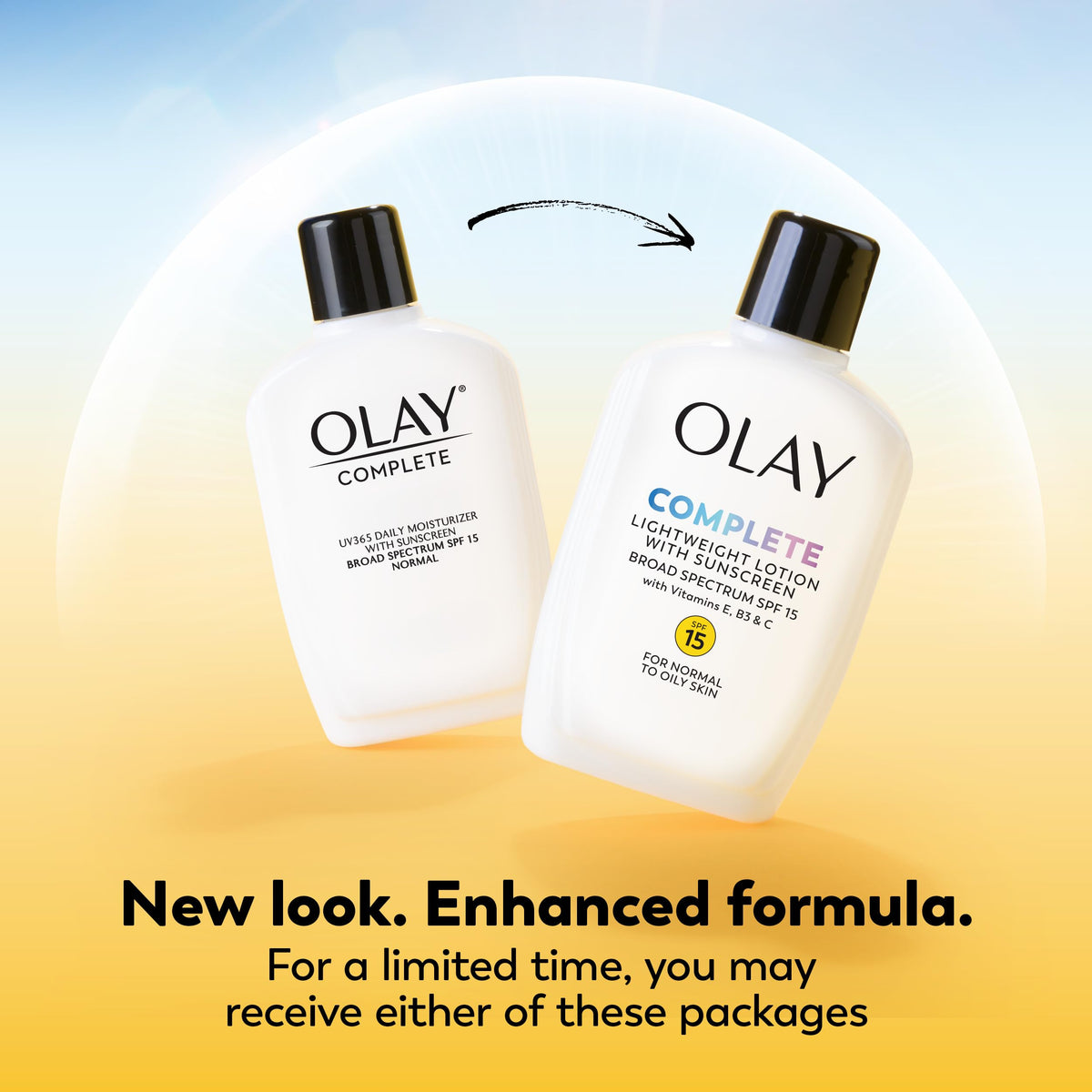 Olay lotion texture on palm illustrating fast absorption and hydration