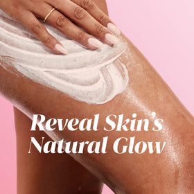 Olay exfoliating pearls detail highlighting physical exfoliation for smoother skin