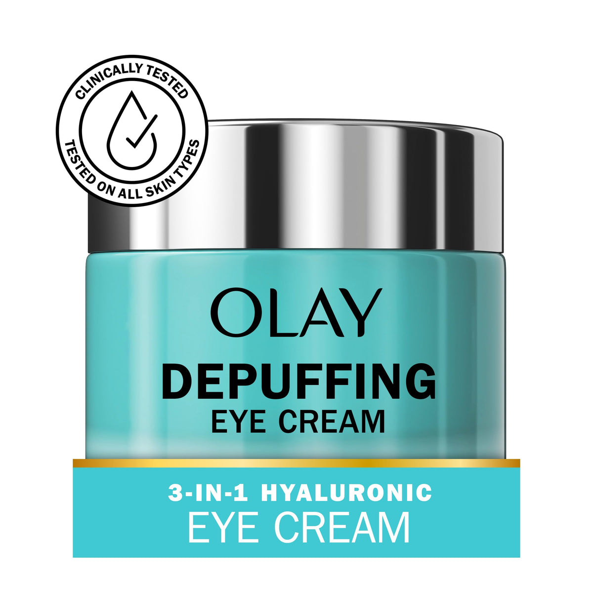 Olay gel texture closeup demonstrating smooth hydrating look