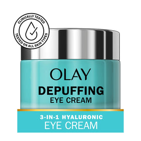 Olay gel texture closeup demonstrating smooth hydrating look