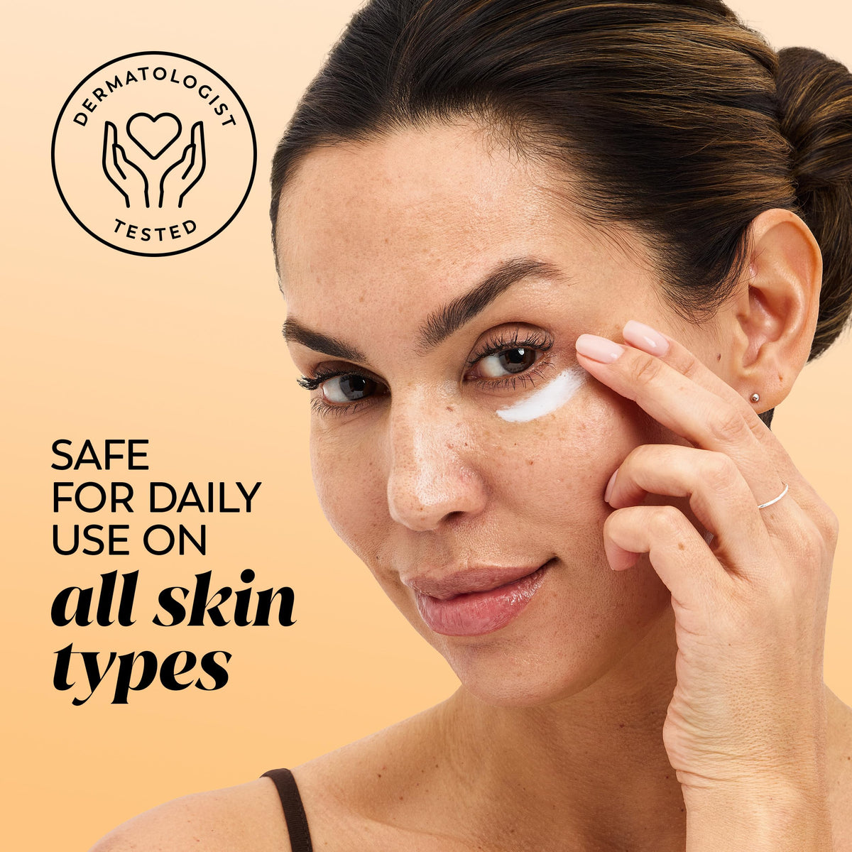 Olay Brightening Eye Cream 0.5 oz size comparison for travel-friendly use