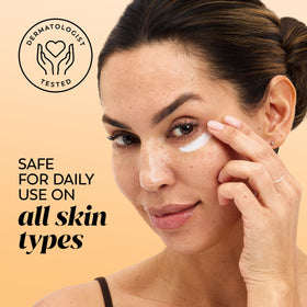 Olay Brightening Eye Cream 0.5 oz size comparison for travel-friendly use