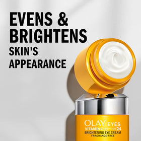 Olay creamy eye texture close-up demonstrating lightweight absorption benefit