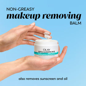 Olay eye makeup removal demo dissolving mascara gently and safely