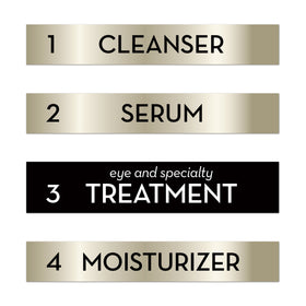 Olay eye roller being applied near eye in morning routine for instant refresh