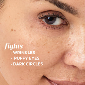 Olay close-up of pink-tinted pigment in cream illustrating instant color-correcting benefit