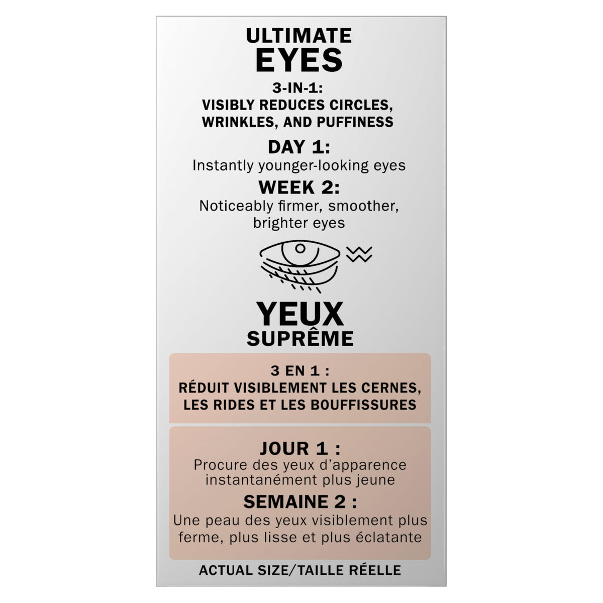 Olay eye cream packed in a morning bag lifestyle photo signaling on-the-go refresh benefit