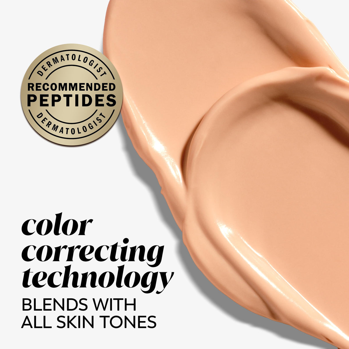 Olay open tube with cream texture visible displaying smooth, blendable formula benefits