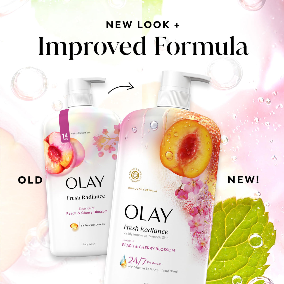 Styled bathroom shelf with Olay bottle illustrating everyday routine and aesthetic appeal