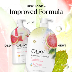 Olay lifestyle bathroom scene portraying a rejuvenating shower moment