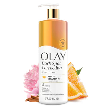 Olay front bottle 17 fl oz showing clean label and quick absorption benefit