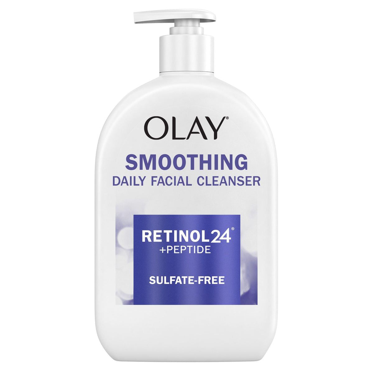 Olay front packaging 16oz showing product and calming benefits