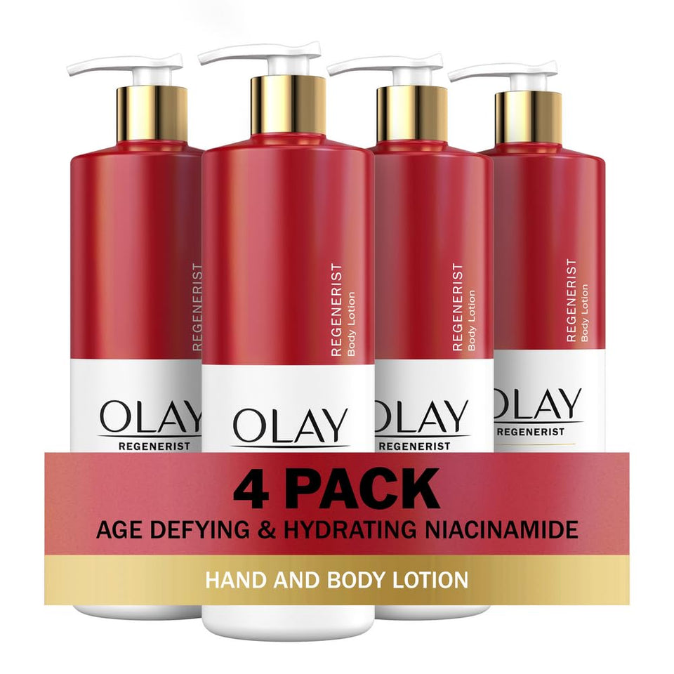 Olay front packaging showing bottle and brand for fast hydration