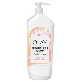 Olay front packaging showing bottle and label for quick identification and benefit