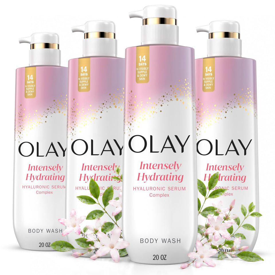 Olay front packaging showing bottle and label for easy identification and trust