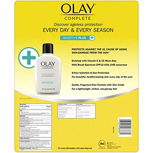 Olay in-use application on face showing quick absorption and sun protection