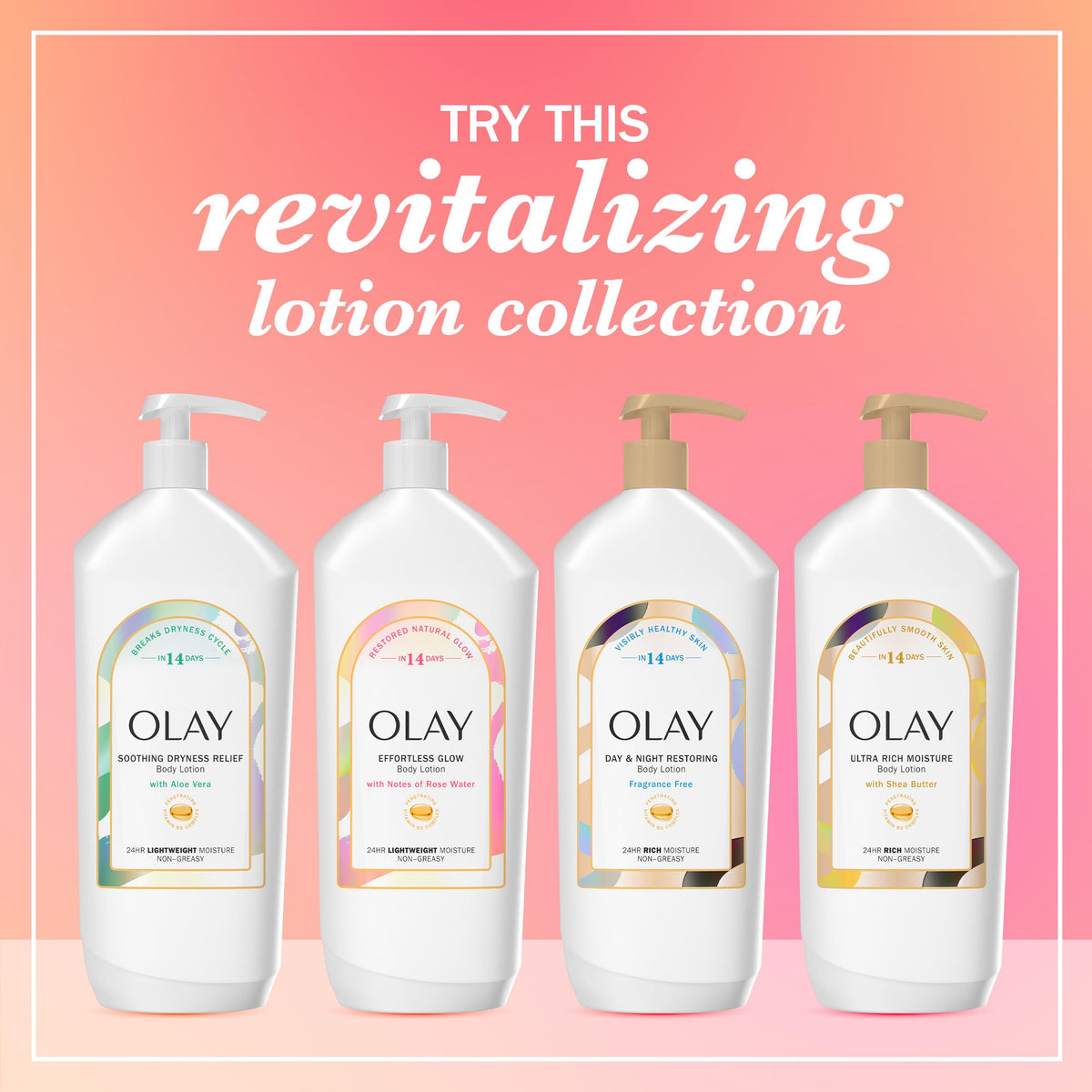 Olay in-use on forearm demonstrating immediate hydration and non-greasy finish