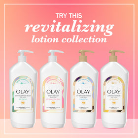Olay in-use on forearm demonstrating immediate hydration and non-greasy finish