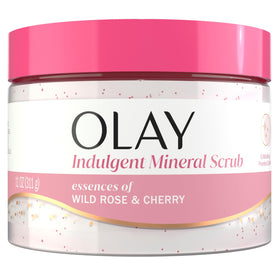 Olay front packaging showing product and scent for easy identification and appeal