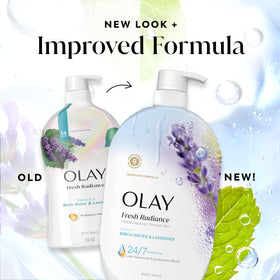 Olay ingredient highlight bottle showing Vitamin B3 and antioxidant blend benefit