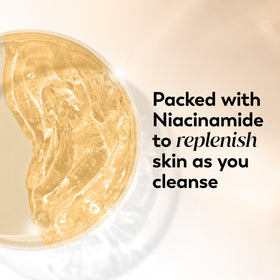 Olay Total Effects label highlighting niacinamide ingredient benefit
