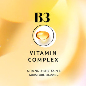 Olay ingredient label showing Vitamin B3 Complex for smoother-looking skin
