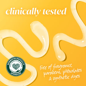 Olay product label close-up highlighting key ingredients and benefits