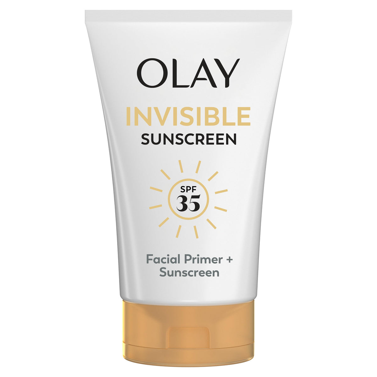 Olay front packaging showing SPF 35 sunscreen for easy recognition